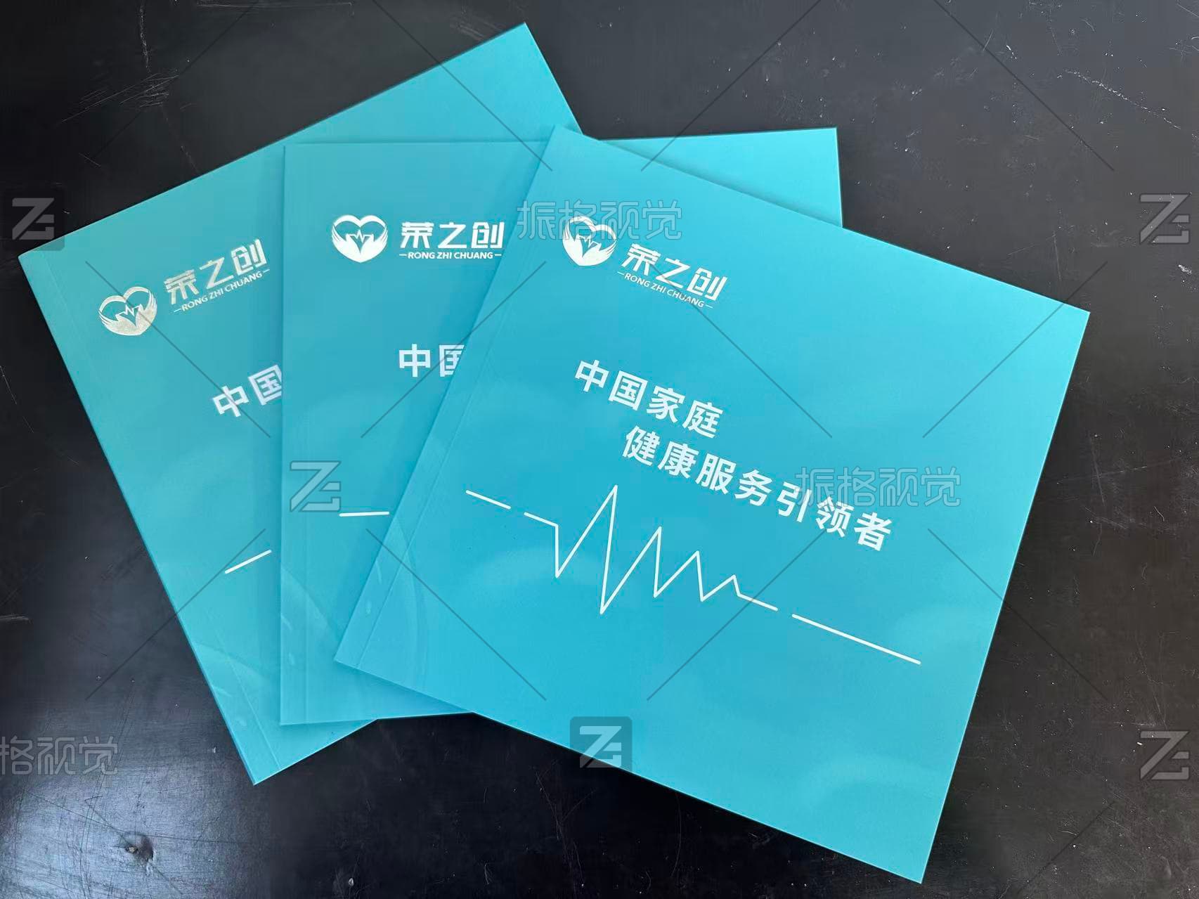荣之创中国家庭健康服务引领者画册成品封面展示